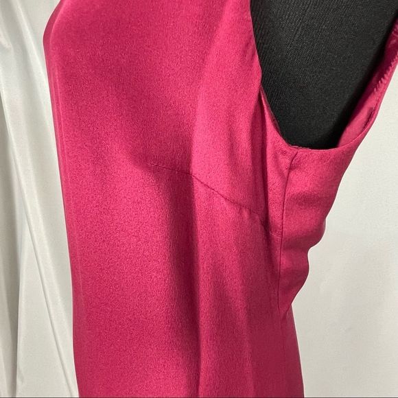 Talbots Pure Silk 2 Piece Wine Jacket and Sleeveless Sheath Maxi Dress S… - Picture 11 of 15